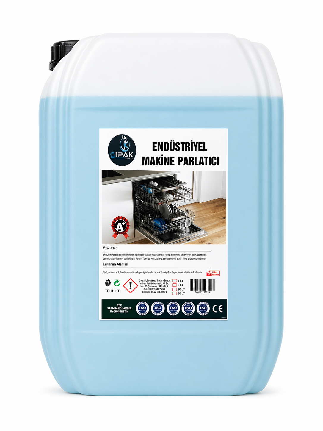 Endüstriyel Makine Parlatıcı 20L